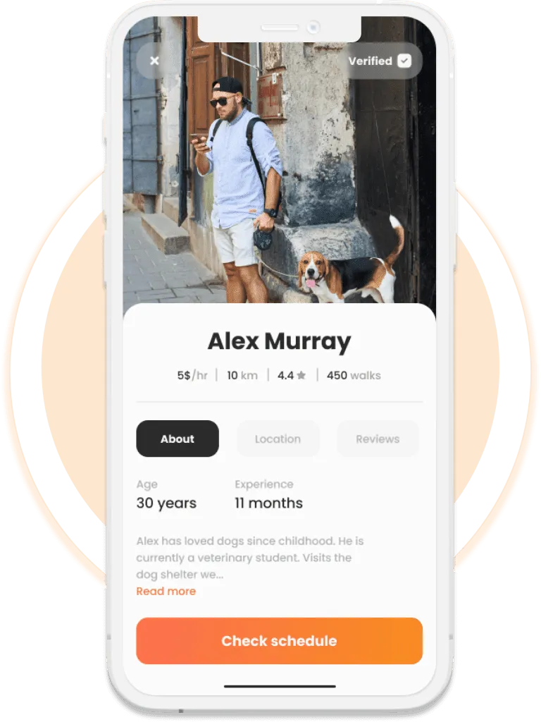 Dog Walking App Development Walkers Panel
